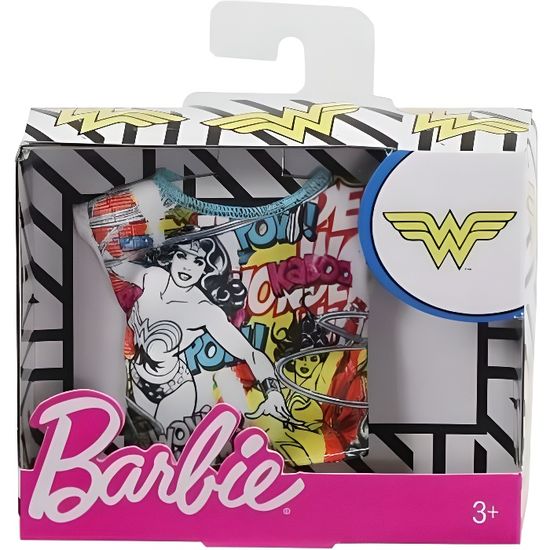 Barbie - Debardeur Wonder Woman - Tenue Top DC - Fille
