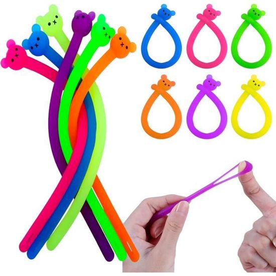 Slime Gelée Litchi Rouge - Super Doux Et Extensible - Jouet Sensoriel Enfant - Cadeau Anniversaire