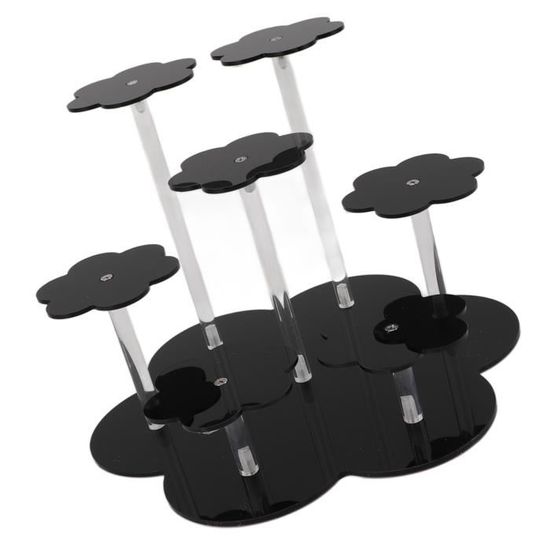 Présentoir Acrylique Transparent Multi-étages - 29x12.5x12 Cm, Pour Bijoux, Figurines, Maquillage