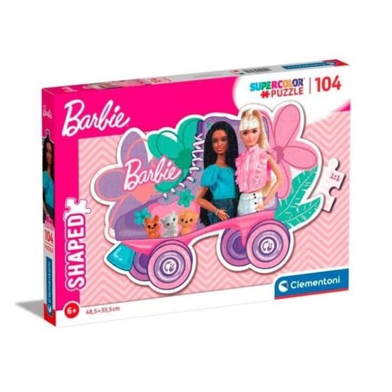 Clementoni Barbie Puzzle 104 Teile – Für Kinder Ab 6 Jahren, Maße 37,9 X 26,9 Cm