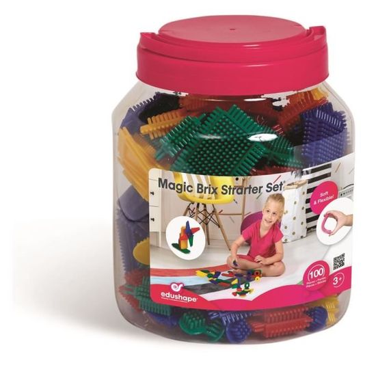 Blocs De Construction Carton Rigide Edushape - 52 Pièces, Supportent 45 Kg, Pour Enfants Dès 18 Mois, Jeux Créatifs