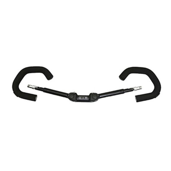 Cintre Vélo City Alu Diamètre 31.8 Couleur Noir Marque Ergotec Trekking L600mm Haut32mm 45 Degres 415gr Level 4