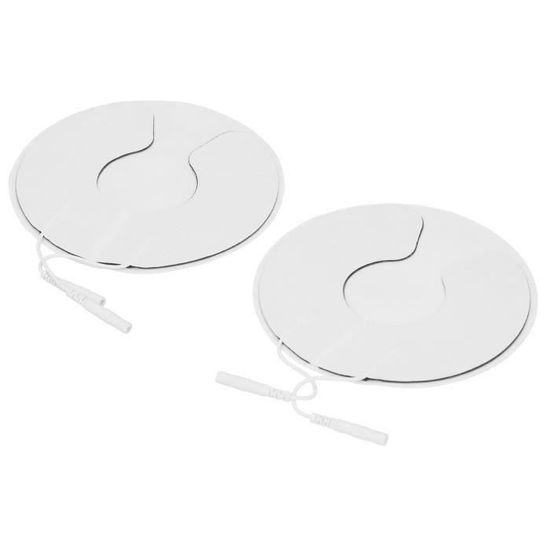 Électrodes Coussinets 4 Pièces Extra Large 7x12 Cm - Tissu Non-tissé, Biocompatible, Neuf Sous Blister