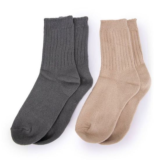 Chaussettes lot x2 clotilde Femme LES Beige