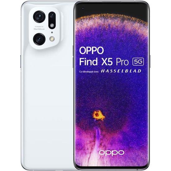 OPPO Find X5 Pro 5G 256Go Blanc Céramique