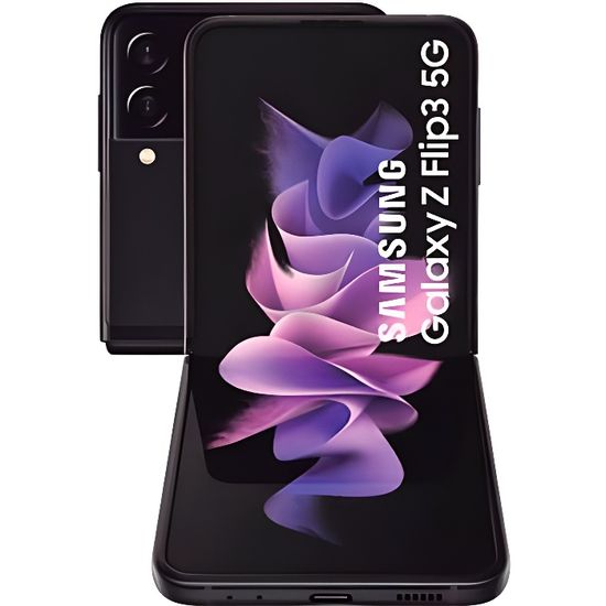 Samsung Galaxy Z Flip3 5G 8Go/128Go Noir (Phantom Black) Double SIM F711B