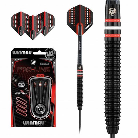 Fléchettes Winmau Wildcats – Tungstène 90% – 22g – Style Parallèle Sportif