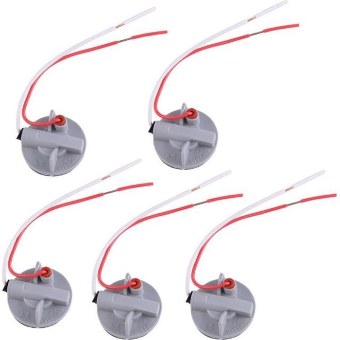 5pcs 1156 BA15S PY21W adaptateur de base de connecteur de douille de support d'ampoule LED pour feu de freinage arrière