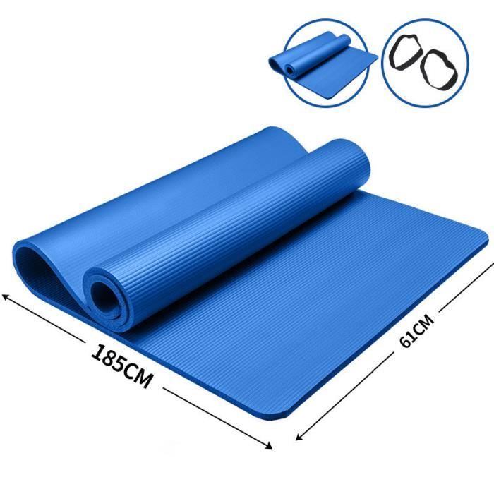 185x61x1cm-tapis de Yoga tapis antidérapant tapis Fitness gymnastique tapis santé perdre du poids Fitness exercice tapis