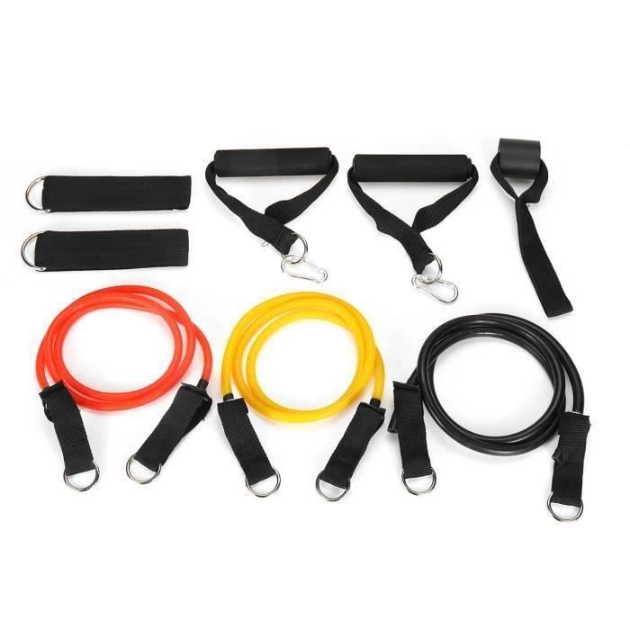 Bande d'extension Elastique Fitness Corde de Tension Extensible de Musculation Yoga Physique Exerce 45LB