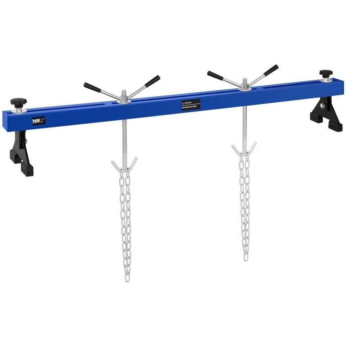 Traverse Support Moteur MSW-MB-500 (Capacité de 500 kg H De Levage 0-24cm Écartement Des Pieds 725-149cm 2 Chaînes Acier)