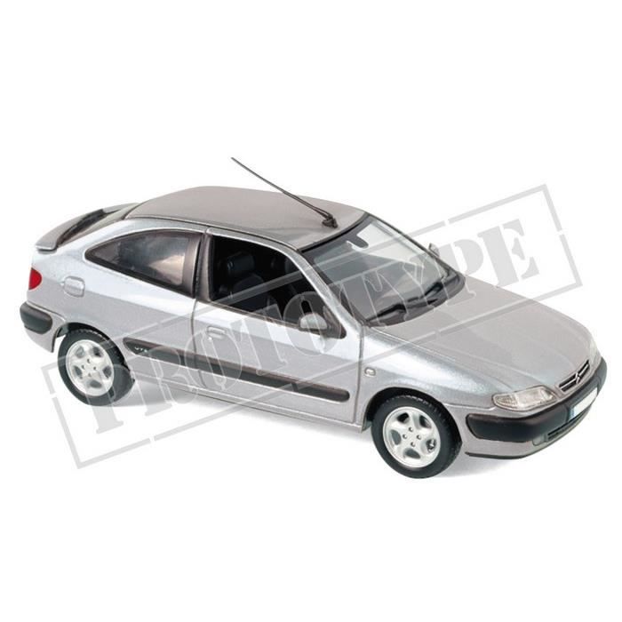 Miniatures montées - Citroen Xsara VTS argent 1997 1/43 Norev