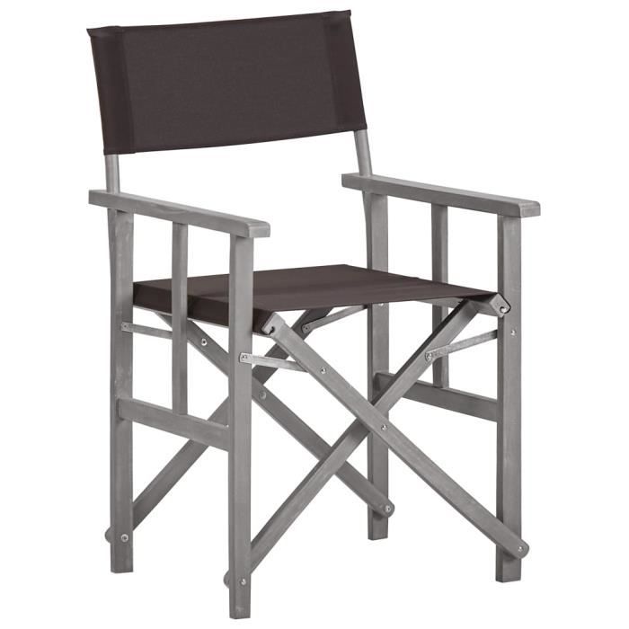 Chaise de metteur en scène - Bois massif d'acacia
