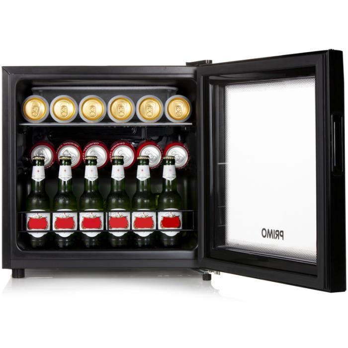 PRIMO PR127BC Mini Bar - Mini Frigo à Boissons - 43L - F - Noir