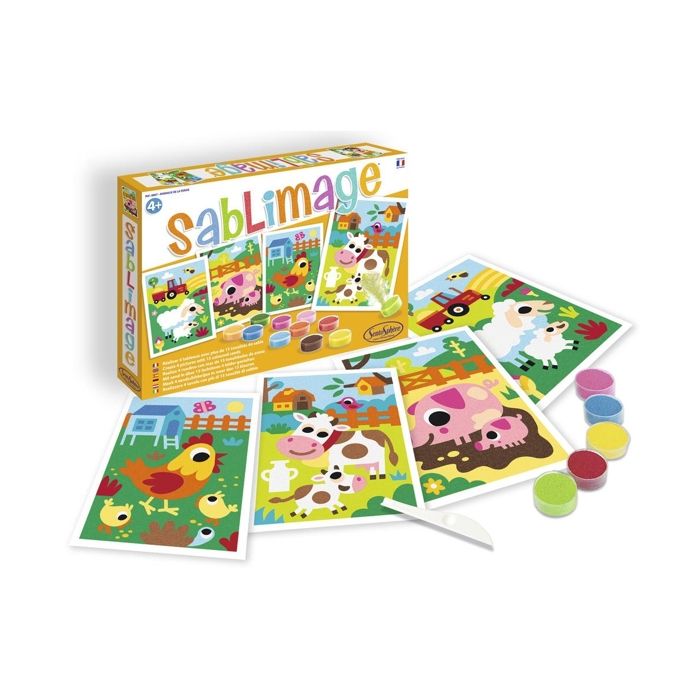 SENTOSPHERE Sablimage animaux de ferme