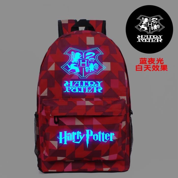 MOBIGARLAN Sac à Dos - Sac d'École cartable étudiant Harry Potter imprimé pour enfant adolescent modèle 22