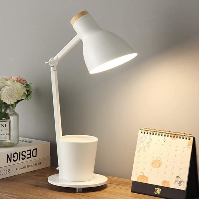 Nordic creative eye lecture lampe lampe de bureau filles bureau dortoir led lampe unique lampe décorative/blanc