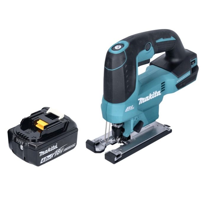 Makita DJV184M1 Scie sauteuse sans fil 18V Brushless + 1x Batterie 4 0Ah sans chargeur