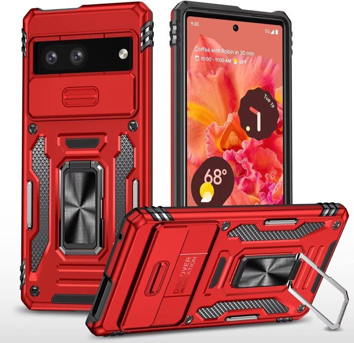 Coque Robuste Google Pixel 8 WRJ - Bleu Saphir - Antichoc + Protection écran