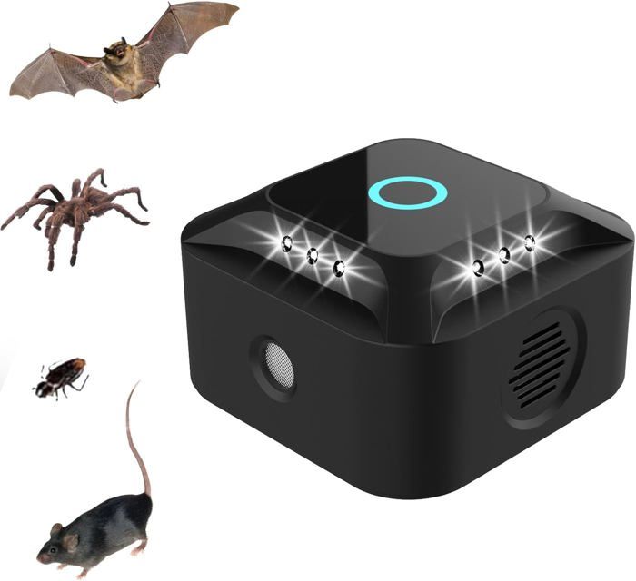 Répulsif à Ultrasons Professionnel VOSS.sonic 5500+ - Contre Rats, Souris, Insectes, Pour Intérieur Jusqu'à 325 M²