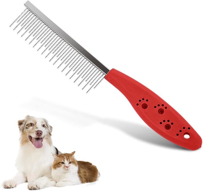 Meilleurs prix pour Peigne pour chat à poils longs, peigne pour chien, peigne à dents rotatives, peigne pour chat avec dents rotatives