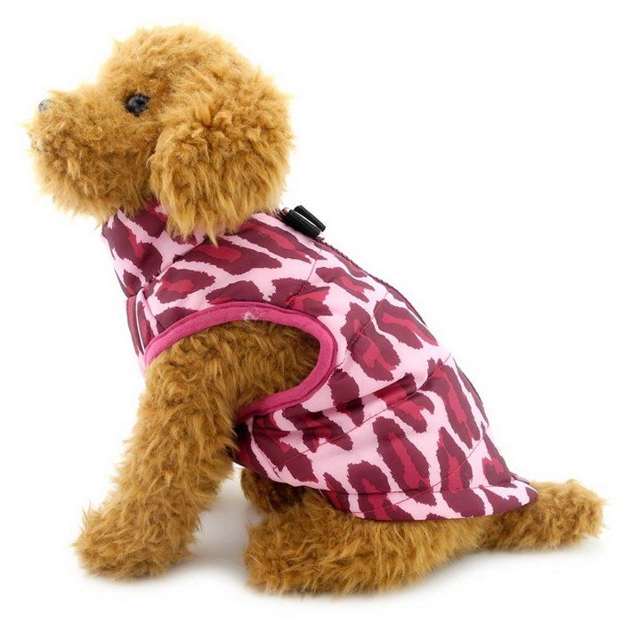 Manteau - blouson - ZUNEA - BFL049-hotpink-L - Rose (hotpink) - Ajustement parfait - Pour chiens à poil lourd