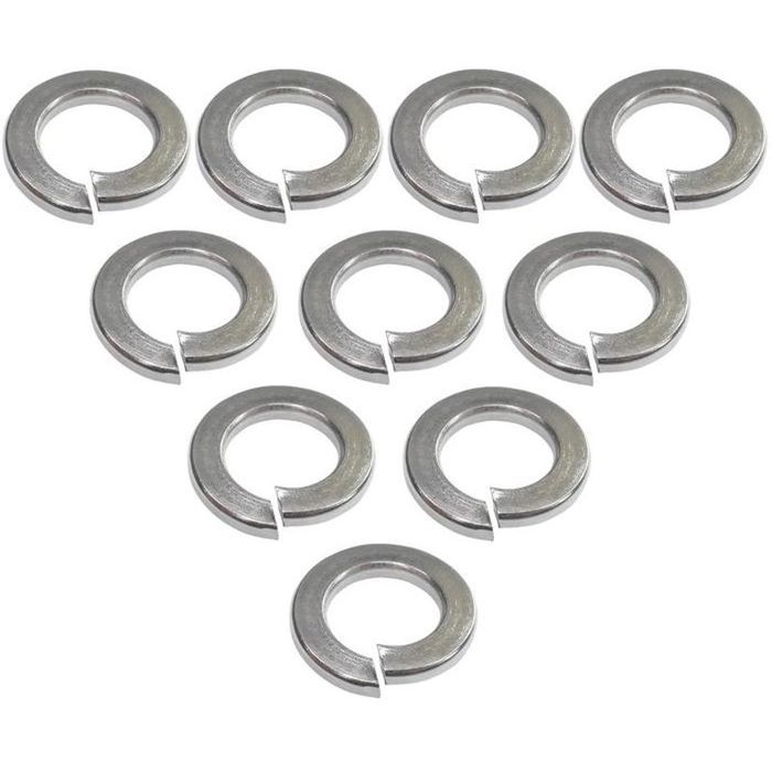 M14 10 pièces Rondelles ondulées en acier inoxydable, rondelles