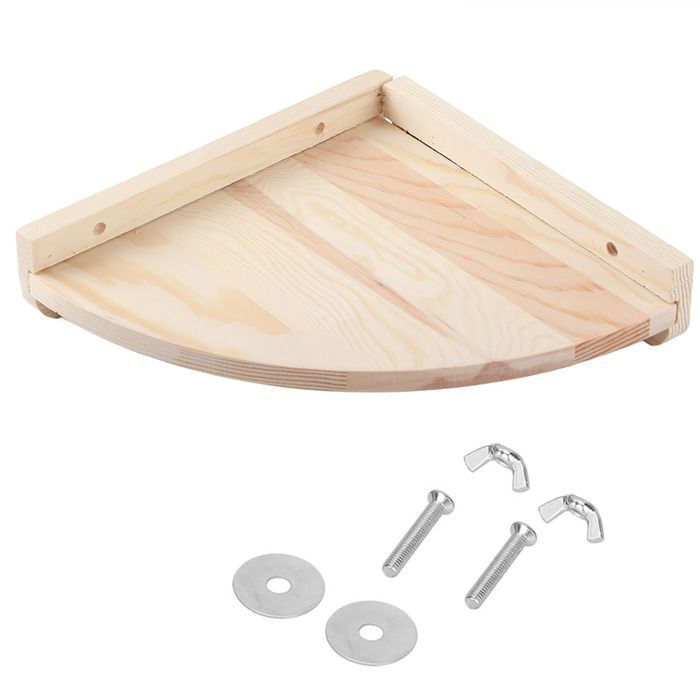 Support de plate-forme dangle en bois pour perroquet hamster chinchilla petit accessoire de cage pour animaux de compagnie YYV
