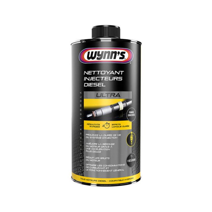 Additif - Nettoyant injecteurs - Diesel - Ultra - Lubrifie prolonge et nettoie - Wynns