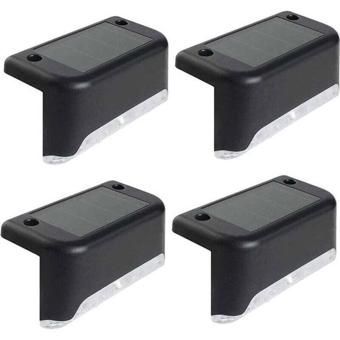 Lampes solaires extérieures - ZOR® - Lot de 4 - Éclairage LED - Lumière blanche - Étanche IP65 - Décoration jardin Lampes solaires extérieures - ZOR® - Lot de 4 - Éclairage LED - Lumière blanche - Étanche IP65 - Décoration jardin