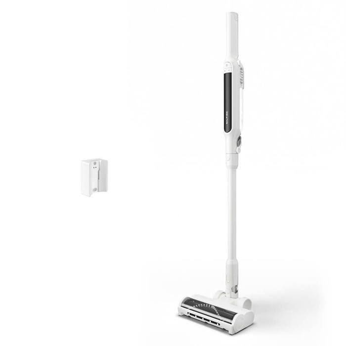 Nilfisk MOVE Aspirateur Balai Sans Fil – 2-en-1 Léger Autonomie ~30 min Idéal Sols Durs & Tapis - Blanc