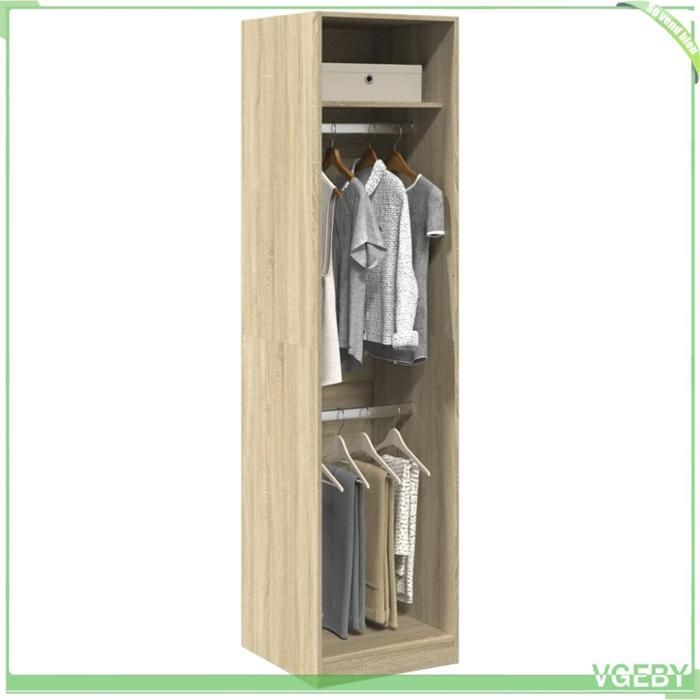 Garde-robe - 3307785 - Chêne sonoma - Bois dingénierie - 50 x 50 x 200 cm