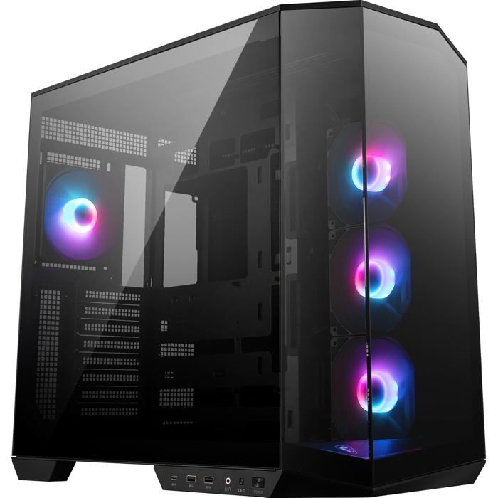 MSI MAG PANO 100R PZ ATX ARGB Black