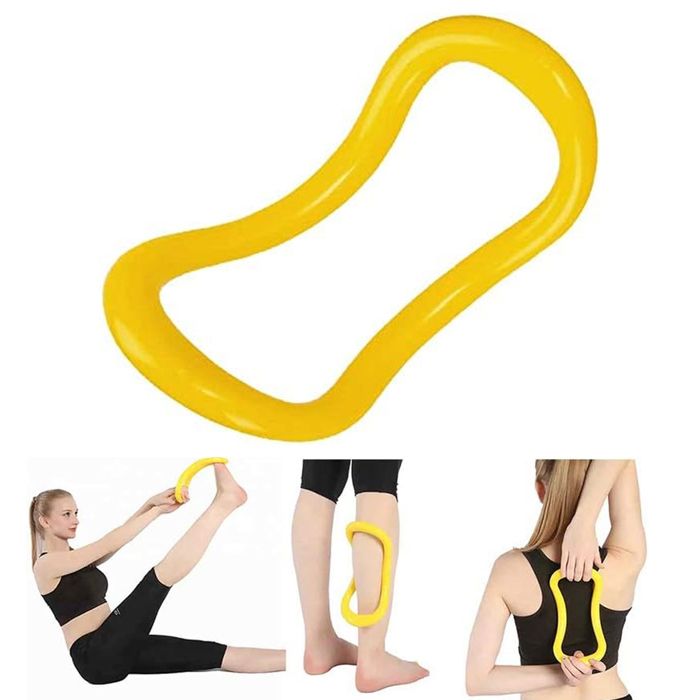 Anneau de yoga - BEARWIN - 24 cm haute élasticité multifonctionnel entraînement multi-zone remise en forme à domicile léger portable