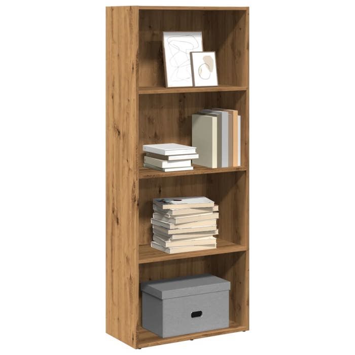Bibliothèque intérieure - vidaXL - Étagère haut pour salon - bois dingénierie - chêne artisanal - 60 x 30 x 152 cm@iod56v