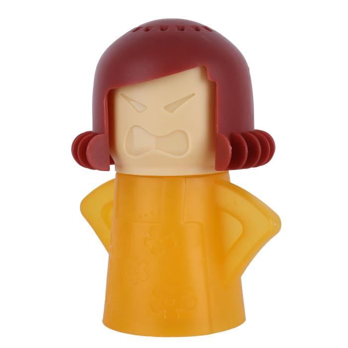 Nettoyant Vapeur Pour Micro-ondes 'Angry Mom' - Utilise Du Vapeur D'eau Et Vinaigre, Design Mignon, 11x13,5 Cm