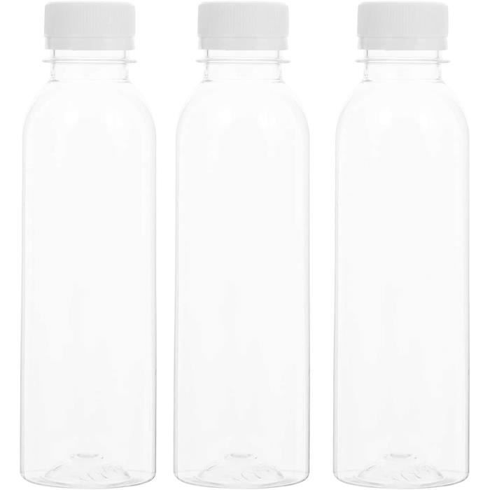 Lot de 10 bouteilles en plastique vides de 250 ml, bouteilles en plastique  pour jus et smoothie, récipients réutilisables transparents pour  mini-réfrigérateur, petite eau, lait : : Cuisine et Maison