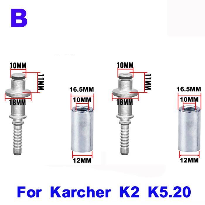 Déboucheur de canalisations pour Nettoyeur Haute Pression Kärcher,Sonde de  débouchage pour Kärcher K2 K3 K4 K5 K7 Series, 10 m Noir - Cdiscount  Bricolage