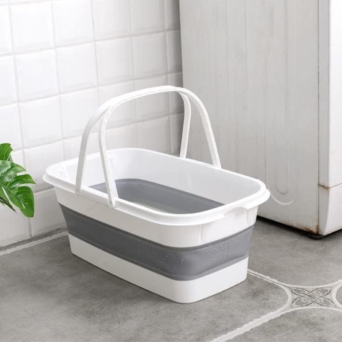 Seau pliable 16 l/28 l avec anse - Souple - Grande capacité