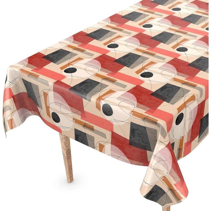 LILENO HOME Mantel Lavable [110 X 140 Cm] En Color Natural – Tejido De