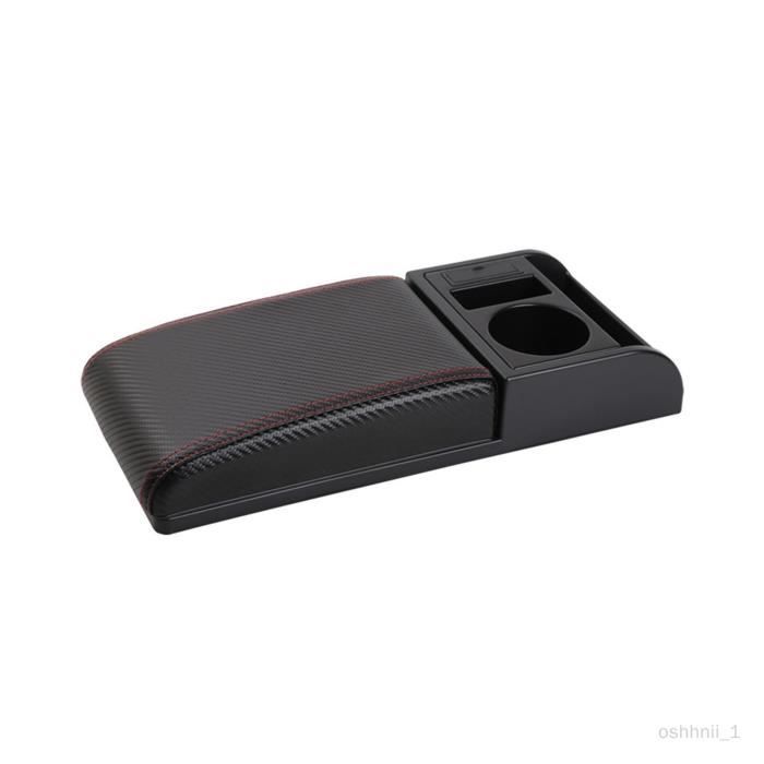 SZSS-CAR Accoudoir Central Cuir Suzuki SX4 2008-2017 - Boîte Rangement + 7 Ports USB (Noir)