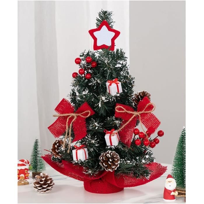 Sapin De Noël Mini Sapin De Noël De Table Avec Coffrets Cadeaux Décorés