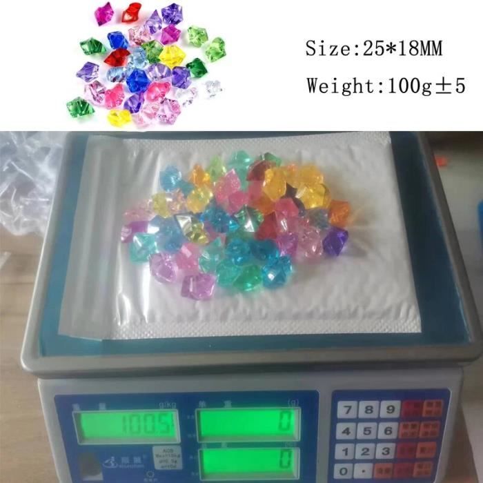 100 g de glace Bijoux en pierre de gemme de coffre de sagesse pour
