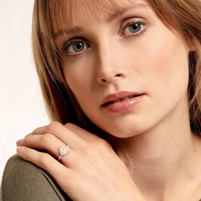 Bague ancre hotsell femme