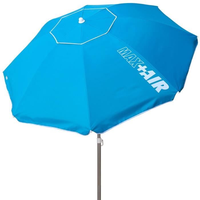 Parasol de plage - AKTIVE - 62216 - Résistant au vent - Protection UV 50 - Diamètre 220 cm