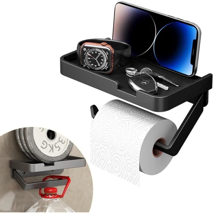 Porte Papier Toilette Mural, Support Papier Toilette Mural Avec Etrangere Derouleur Papier Toilette Murale Sans Percage Sus304 Acier Inoxy Porte Rouleau Papier Toilette Distributeur Papier Toilette 91808332