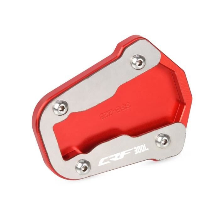 Extension De Béquille Latérale Pour Honda Africa Twin CRF1100L (2019-2022) - En Aluminium CNC, Couleurs Au Choix | Évite L'enfoncement Sur Sol Meuble