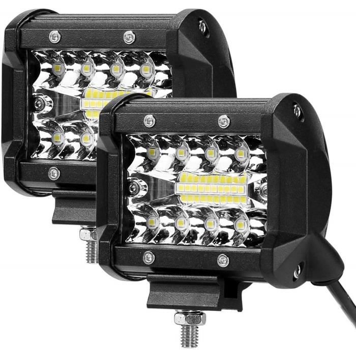 Feux, ampoules et clignotants phare de travail led tracteur 2 x 126W 4