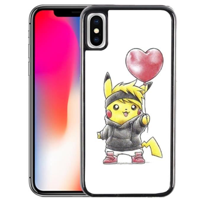 Coque Iphone X Bebe Pokemon Pikachu Cdiscount Telephonie