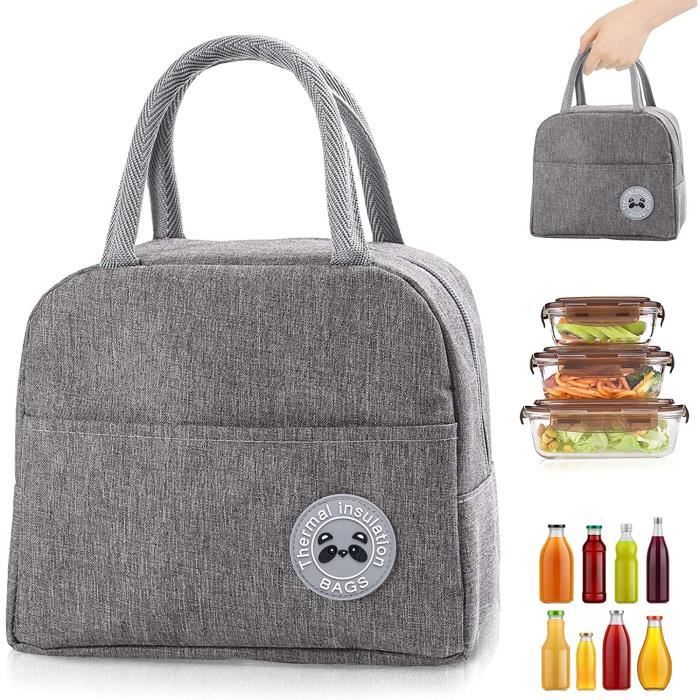 GAD Sac Repas Isotherme Pour Déjeuner Lunch Bag Portable 230x150x160mm GA588 - Maison